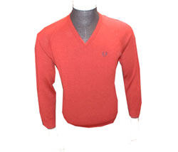 V-neck lambswool knit