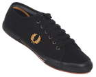 Fred Perry Vintage Tennis Black/Gold Canvas