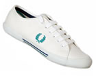 Fred Perry Vintage Tennis White/Green Canvas