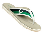 Fred Perry White/Green/Navy Seymour Flip Flops