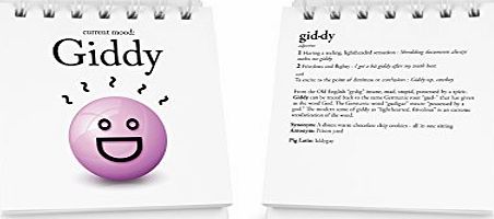 Fred THE DAILY MOOD Desk Flip Chart