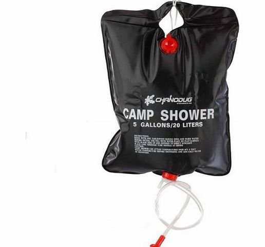 20L Outdoor Camping Hiking Solar Energy Camp Shower Pipe Bag B23