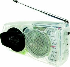 Freeplay EyeMax Self-Sufficient Radio - Clear