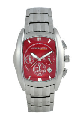 Freiderick Stein MAGNY CORS Stainless Red Dial Gents FS0112G