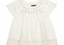 French Connection 3-7 yrs daisy white top