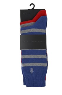 French Connection Alfie Stripe 2 Pack Socks