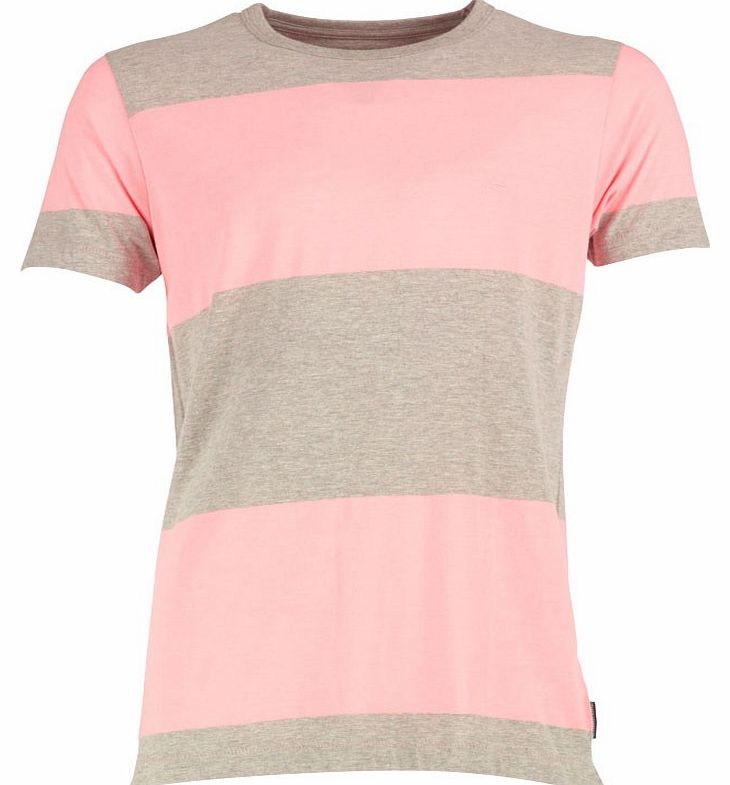 French Connection Mens Hello T-Shirt Light Pink