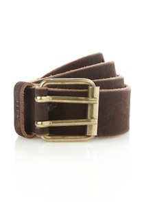 French Connection Overlapped Jigsaw Leather Belt