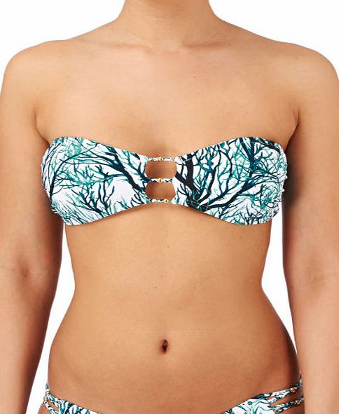 French Connection Womens French Connection Sea Fern Swim Bandeau