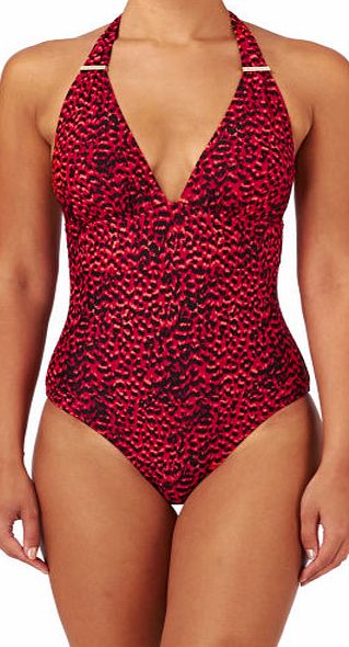 French Connection Womens French Connection Tamera Halter Swimsuit