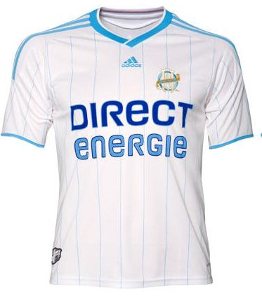 French teams Adidas 09-10 Marseille home