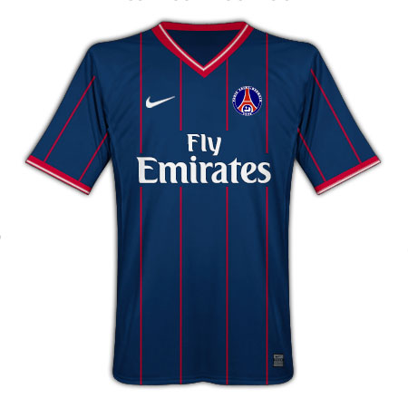 French teams Nike 09-10 PSG home shirt (Kids)