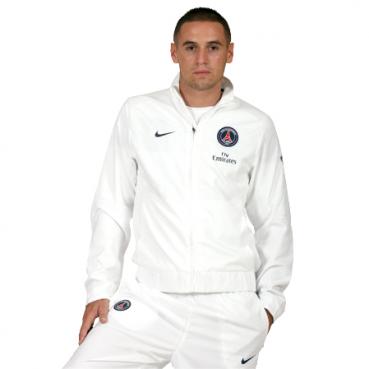 French teams Nike 09-10 PSG Woven Warmup Suit (White)