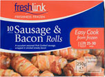 Freshlink Sausage and Bacon Rolls (10 per pack -