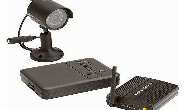 Friedland CCTV CWFK2 Wirefree CMOS Camera with 2-Channel Recorder Kit