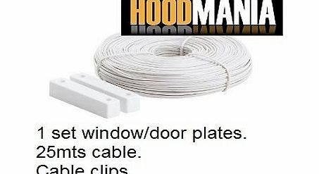 Friedland Wired Door/Window Contacts for use with DW1 wired alarm.
