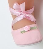 FRILLY LILY DOLLS BALLET SHOES LARGE SIZE 8.2 CMS X 4.2 CMS