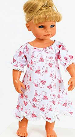 FRILLY LILY Fairy Fabric Nightdress by Frilly Lily for Baby Dolls 12-14 inch (30-36 cm)DOLL NOT INCLUDED To fit dolls such as My Little Baby Born ,and My First Baby Annabell