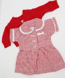 FRILLY LILY MEDIUM DOLLS SUMMER UNIFORM RED 18-20 INS DOLLS AND BEARS