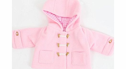 FRILLY LILY PINK DOLLS DUFFLE COAT SUITABLE FOR CABBAGE PATCH KIDS DOLLS 38CM