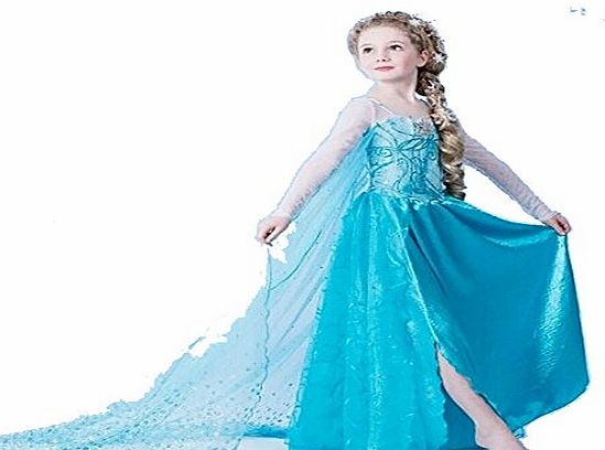 Frozen 2/3 YRS Old Girls Frozen Elsa Princess Fancy Dress Costume Children Girls Clothing Dance Kids Party Christmas Size 2-3 YRS