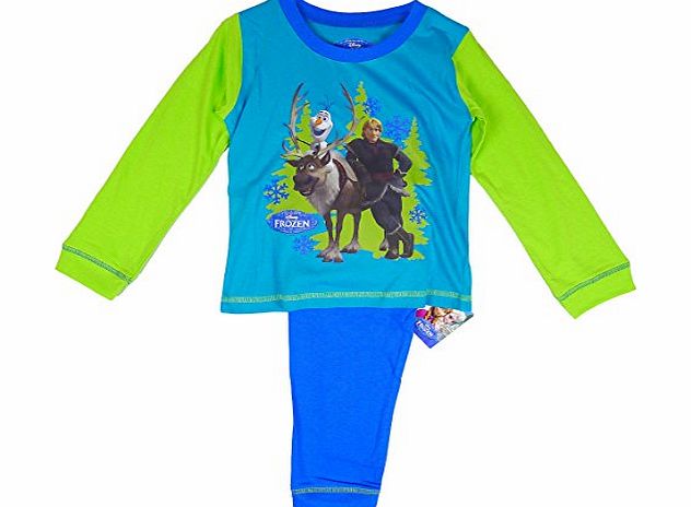 Boys Toddler Disney FROZEN Olaf, Sven amp; Kristoff Cotton Pyjamas sizes from 12 Months to 4 Years