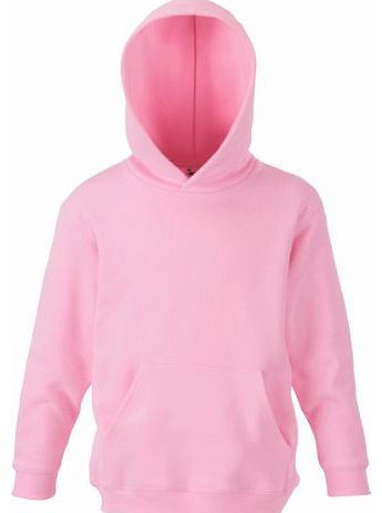  Kids Childrens Hoodie Hooded Sweatshirt Light Pink 7-8 Years