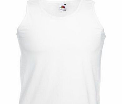 Fruit of the Loom  Ladies/Womens Lady-Fit Valueweight Vest (L) (White)