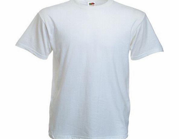 Fruit of the Loom Heavy Cotton T-Shirt - White XXL