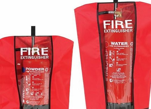 FIRE EXTINGUISHER COVER TO FIT 1,2,4,3,5,6,9 LTR KG WATER CO2 POWDER AFFF FOAM (SIZE 1)