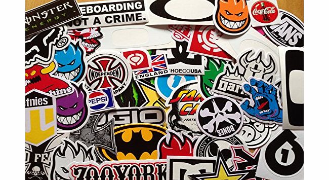 fsu 10 assorted skateboard stickers.