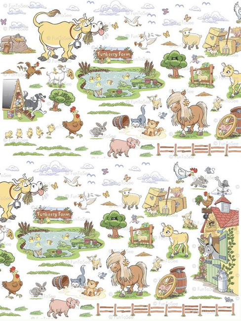 Funberry Farm Room Makeover Kit - Giant Wall Stickers