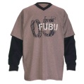 FUBU v-neck oversized t-shirt