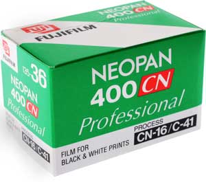 fuji Neopan 400CN - 135-36 (Single Roll) - C41 Process