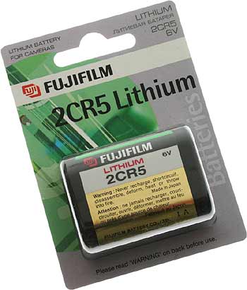 Fuji Photo Lithium Camera Battery - 2CR5 - 5 PACK