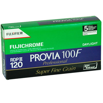 Fuji Provia 100F 120 Pack of 5