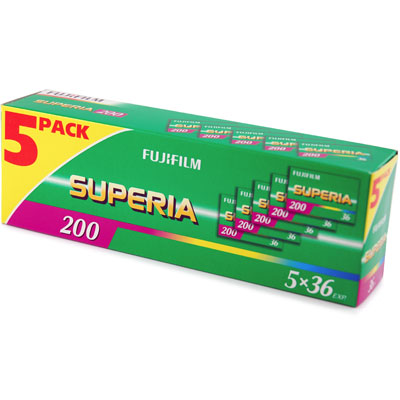 Superia 200 x36 exposures (5 Roll)