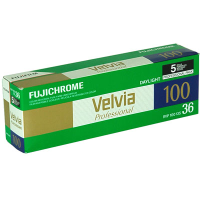 Fuji Velvia 100 135 36 EX (5 PACK)