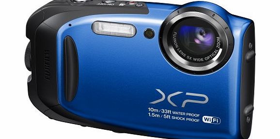 Fujifilm FinePix XP70 Camera - Blue (16.4MP, 5x Optical Zoom) 2.7 inch LCD