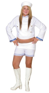 fuller Figure: Cheeky Sailor Girl (Size 16-18)