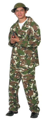 fuller Figure: Military Camouflage (Chest 44-46)