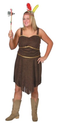 fuller Figure: Native American Lady (Size 16-18)