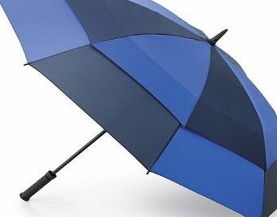 Fulton Stormshield Double Canopy Golf Umbrella - Black and Navy
