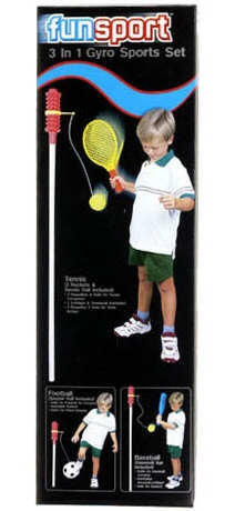 Fun Sport 3 In 1 Gyro Sports Set