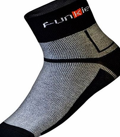 Funkier SK-44 Winter Thermal Cycling Socks Grey/Black UK 9-11