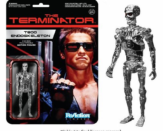 FunKo  The Terminator Chrome T-800 Endoskeleton ReAction Figure