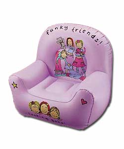 Funky Friends Lilac Inflatable Chair