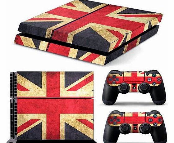 PS4 UNION JACK FULL BODY Accessory Wrap Sticker Skin Cover Decal for PS4 Playstation 4