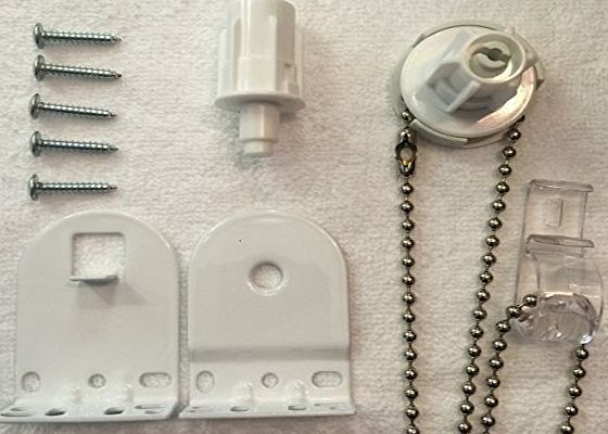 Furnished Luxury Metal Fittings for Roller Blinds Repair Kit 28mm - Quality Blind Brackets Spare Upgrade - Heavy Duty