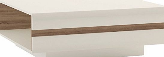 Furniture 2 Go Furniture To Go Chelsea Large Designer Coffee Table, 90 x 39 x 90 cm, White Gloss